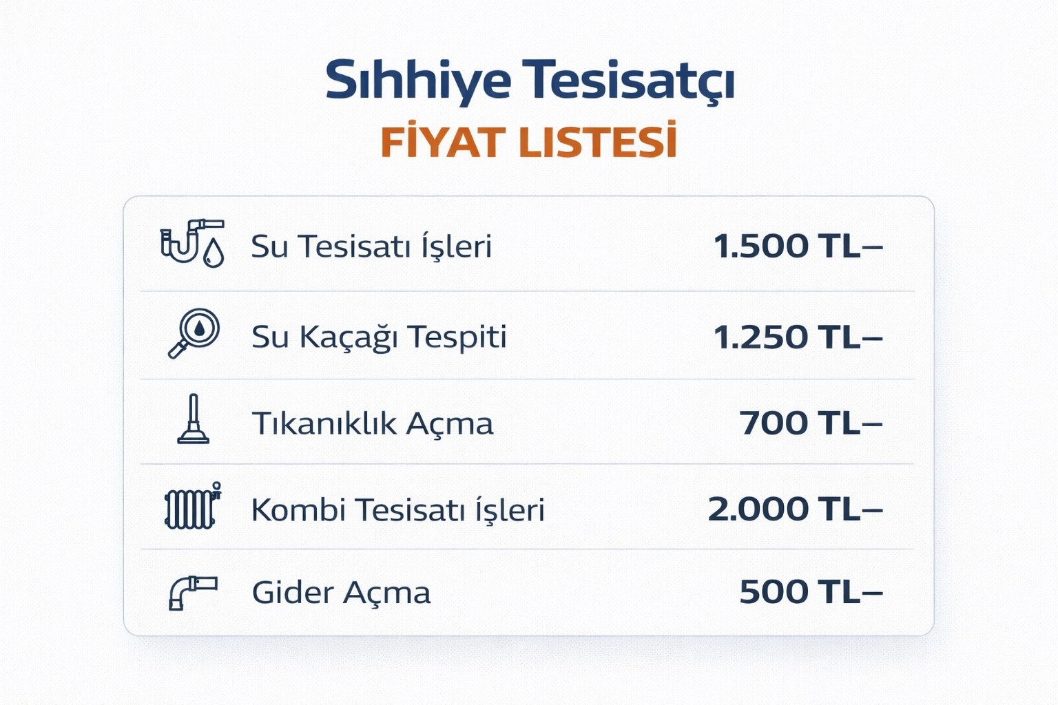 SIHHIYE TESİSATÇI